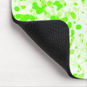 Spritzer Textur - Limettengrün Mousepad (Ecke)