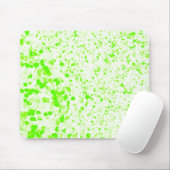 Spritzer Textur - Limettengrün Mousepad (Mit Mouse)