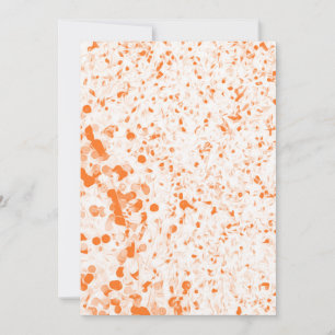 Spritzer Textur - Orange Einladung