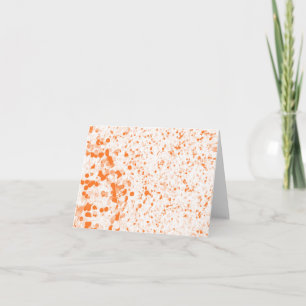Spritzer Textur - Orange Karte