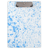 Spritzer Texture - Blau Klemmbrett (Vorderseite)