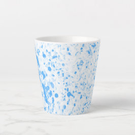 Spritzer Texture - Blau Milchtasse