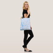 Spritzer Texture - Blau Tasche (Am Model)