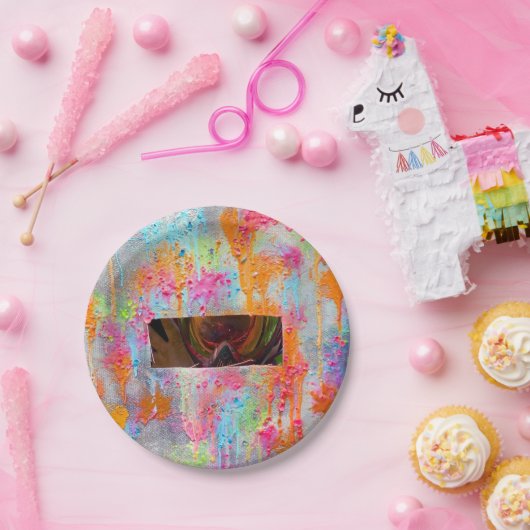 Spritzer-Überraschung Pappteller (Party)