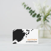 Spritzer und Maler für Pinselstrich Visitenkarte (Stehend Vorderseite)