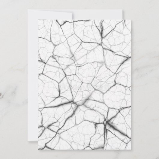 Spritzer und Marmorbruch Einladung (Rückseite)