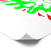 Spritzer und Mascot Poster (Ecke)