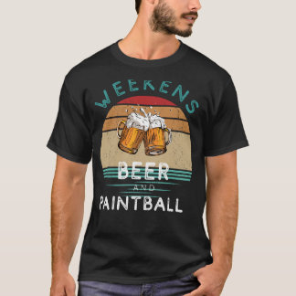 Spritzer und Sip! Wochen mit Bier und Paintball T-Shirt