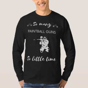Spritzer und Snicker: So viele Paintball-Kanonen a T-Shirt