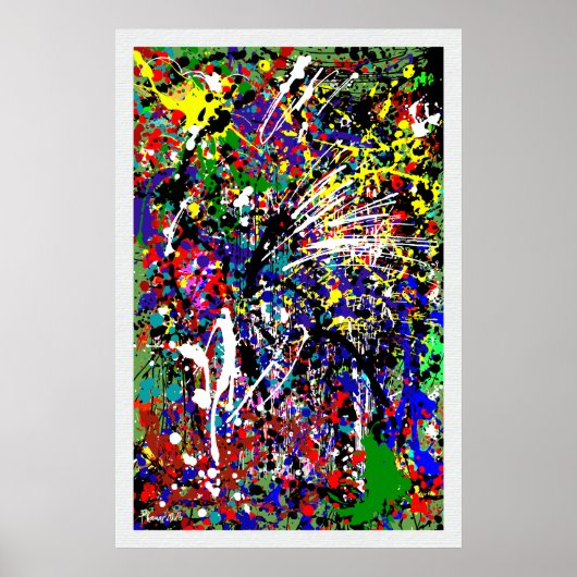 Spritzer Up Paint Spritzer Poster (Vorne)