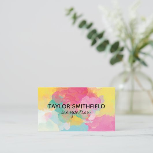 Spritzer Visitenkarte (Stehend Vorderseite)