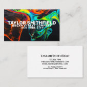 Spritzer-Visitenkarte für Aquarellfarbe Visitenkarte (Vorne/Hinten)