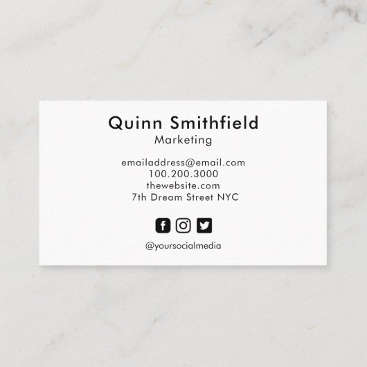 Spritzer-Visitenkarte für goldrosa Malerei Visitenkarte (Rückseite)