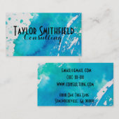 Spritzer-Visitenkarte Visitenkarte (Vorne/Hinten)