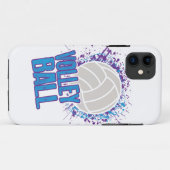 Spritzer-Volleyball-Telefonkasten Case-Mate iPhone Hülle (Rückseite (Horizontal))
