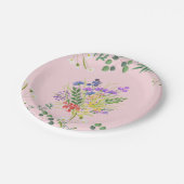 Spritzer von Blume Pappteller (Schrägansicht)