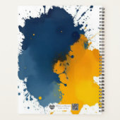 Spritzer von Künstlerfarbe Planer (Rückseite)