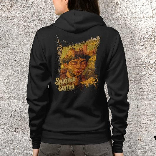 Spritzer von Sintra Womens Bella+Leinwand Full-Zip Hoodie