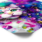 Spritzer Wasserfarbe Poster (Ecke)