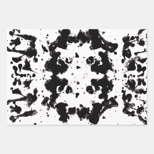 Spritzer Wrapping Paper Flat Sheet Set 3 Geschenkpapier Set (Vorderseite 3)