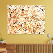 SPRITZER XII - Aktionsgemälde - Abstrakt- Leinwanddruck (Insitu (Wohnzimmer))