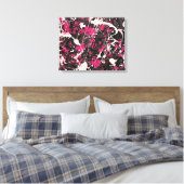 SPRITZER XLI - Aktionsgemälde - Abstrakt- Leinwanddruck (Insitu (Schlafzimmer))