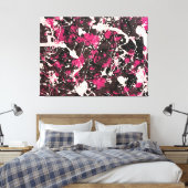 SPRITZER XLI - Aktionsgemälde - Abstrakt- Leinwanddruck (Insitu (Schlafzimmer))