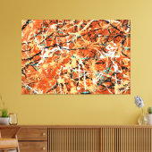 SPRITZER XLVII - Aktionsgemälde - Leinwanddruck (Insitu (Wohnzimmer))