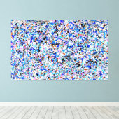 SPRITZER XVI - Aktionsgemälde - Abstrakt- Leinwanddruck (Insitu (Holzboden))