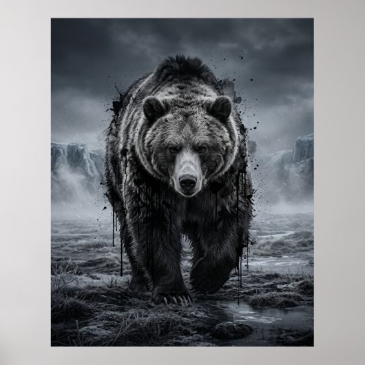 Spritzerbär Tundra Poster (Vorne)