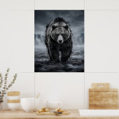 Spritzerbär Tundra Poster (Küche)