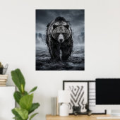 Spritzerbär Tundra Poster (Heimbüro)