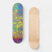 Spritzerfarbe und checkered skateboard (Vorderseite)