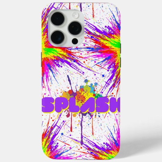 Spritzfarbe Case-Mate iPhone Hülle (Rückseite)