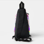 Spritzfarbe Crossbody Bag (Rückseite)