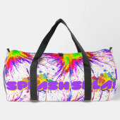Spritzfarbe Duffle Bag (Rückseite)