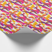 Spritzfarbe Geschenkpapier (Ecke)