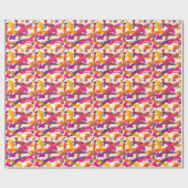 Spritzfarbe Geschenkpapier (Flach)