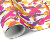 Spritzfarbe Geschenkpapier (Rolleneckpunkt)