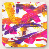 Spritzfarbe Getränkeuntersetzer (Vorderseite)