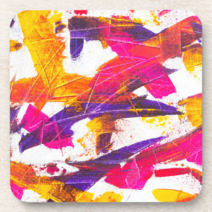 Spritzfarbe Getränkeuntersetzer