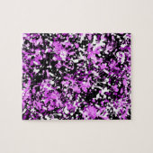 Spritzfarbe in Orchidee Puzzle (Horizontal)