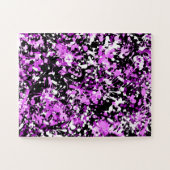 Spritzfarbe in Orchidee Puzzle (Horizontal)