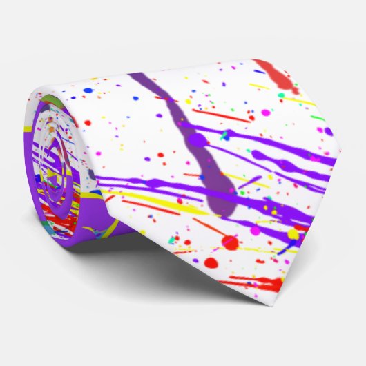Spritzfarbe Krawatte (Gerollt)
