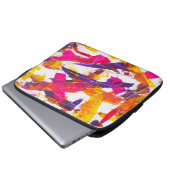 Spritzfarbe Laptopschutzhülle (Vorne Knopf)