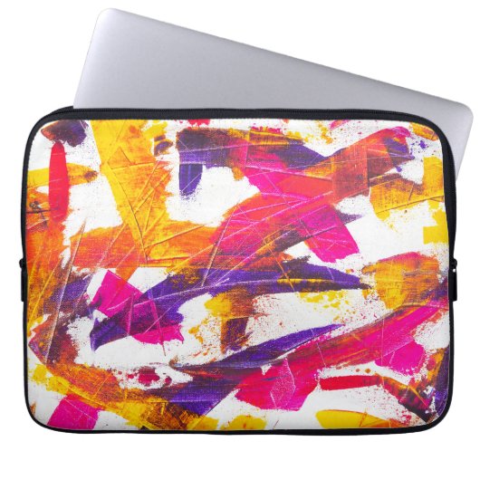 Spritzfarbe Laptopschutzhülle (Vorderseite)