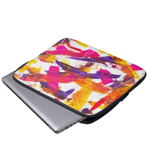 Spritzfarbe Laptopschutzhülle (Vorne Knopf)