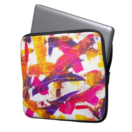 Spritzfarbe Laptopschutzhülle (Vorderseite Links)