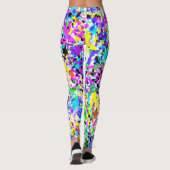 Spritzfarbe Leggings (Rückseite)