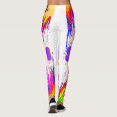 Spritzfarbe Leggings (Rückseite)
